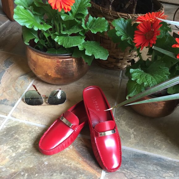 Ralph Lauren Leather Mindy Mule/Slide (NEW) - Picture 5 of 13